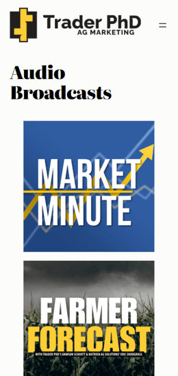 The Trader PhD app hosts our most recent market commentary where you'll get updated price targets, and market commentary to keep you on track with your marketing goals.